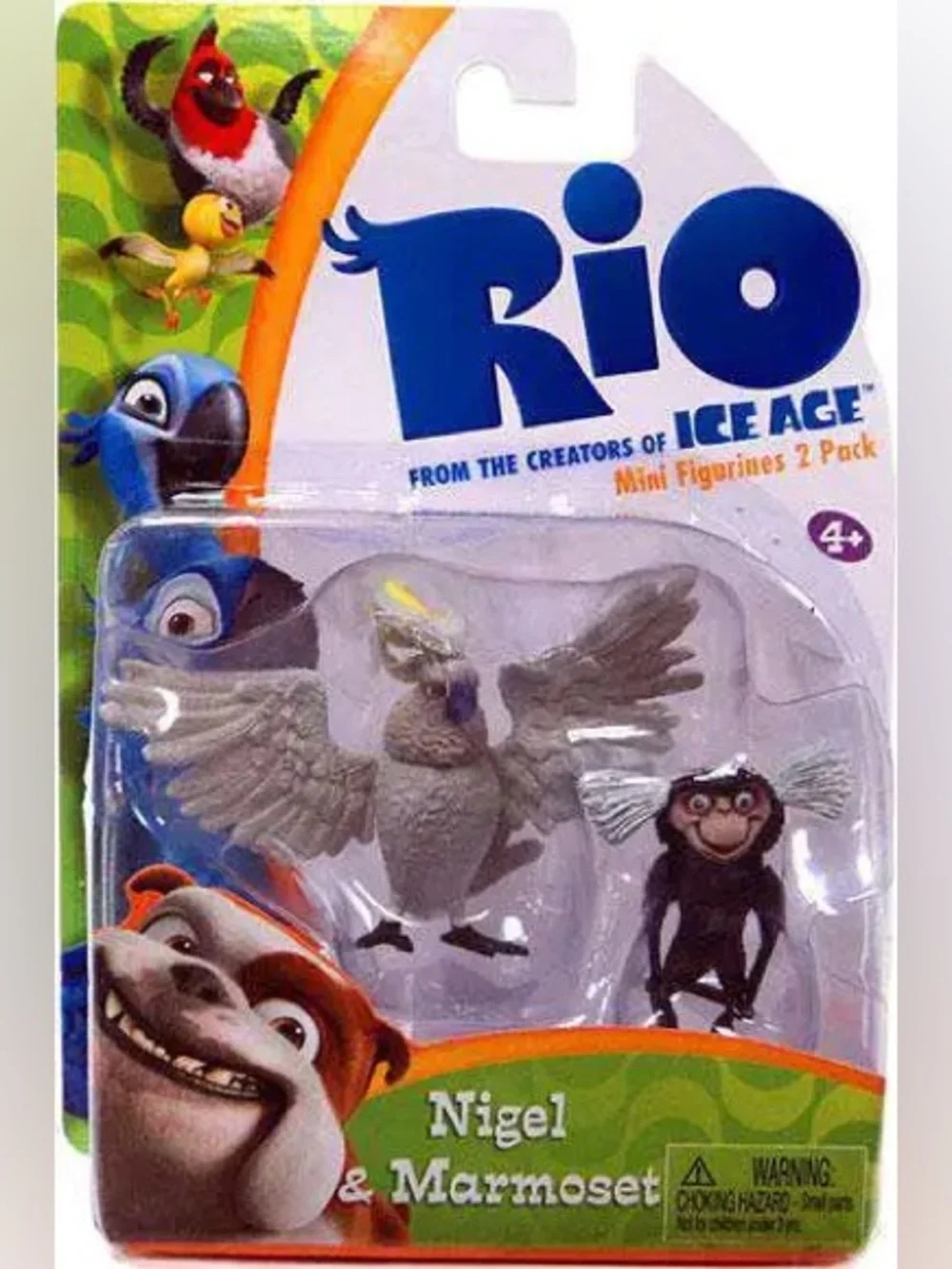 Blu & Rafael Bird Figurine 2-Pack – Blue & Multicolor